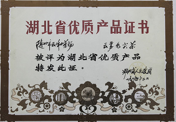 雲霧毛尖省優(yōu)質(zhì)產(chǎn)品