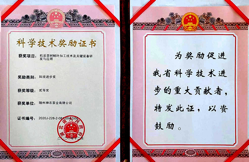 科學(xué)技術(shù)獎(jiǎng)勵證書(shū)